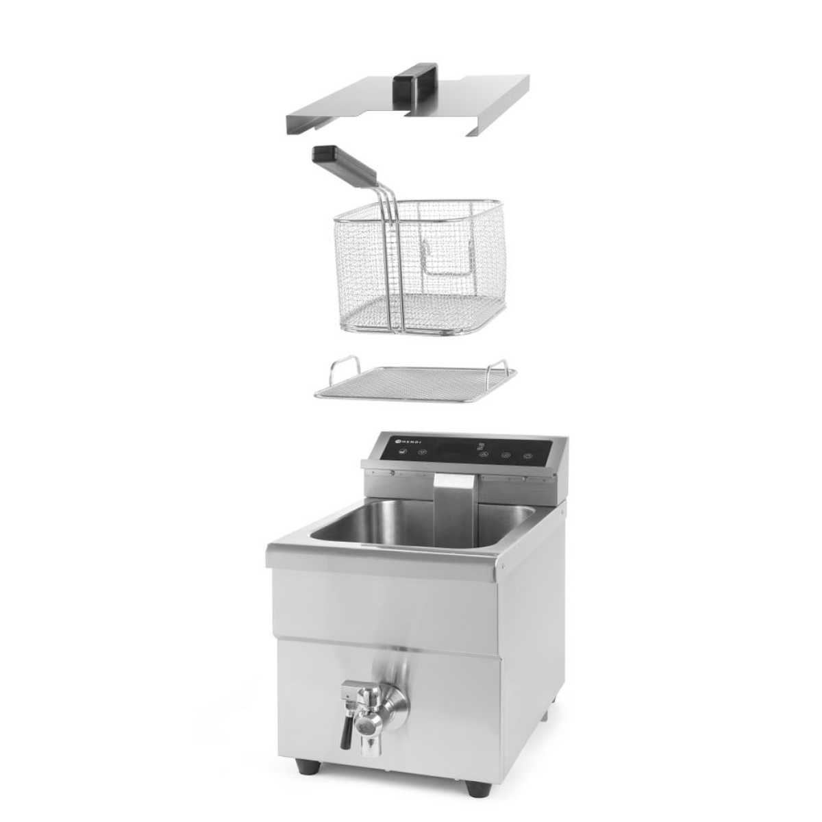 Image Inductie friteuse met aftapkraan - 8 l 2