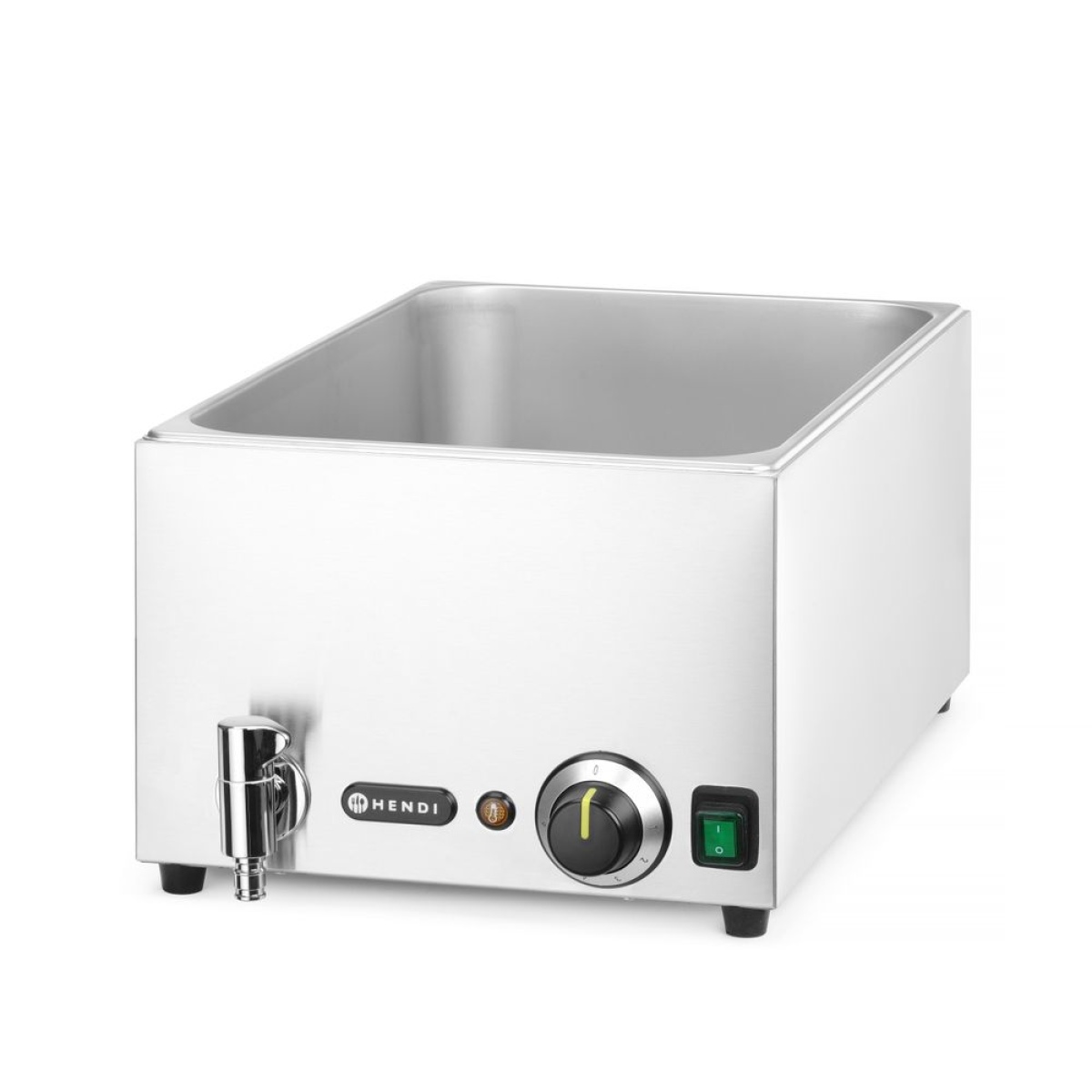 Image Set: Bain-marie HENDI Ranger met afvoerkraan + 3x GN 1/3 en deksel 3