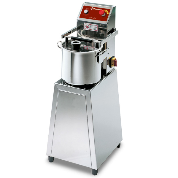 Image Cutter in R.V.S., 15 liter, op sokkel, 2 snelheden 0