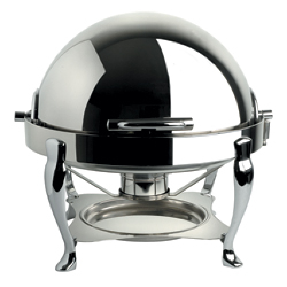 Image Ronde schalenwarmer in R.V.S., deksel "roll-top", GN 1/1-65 mm 0