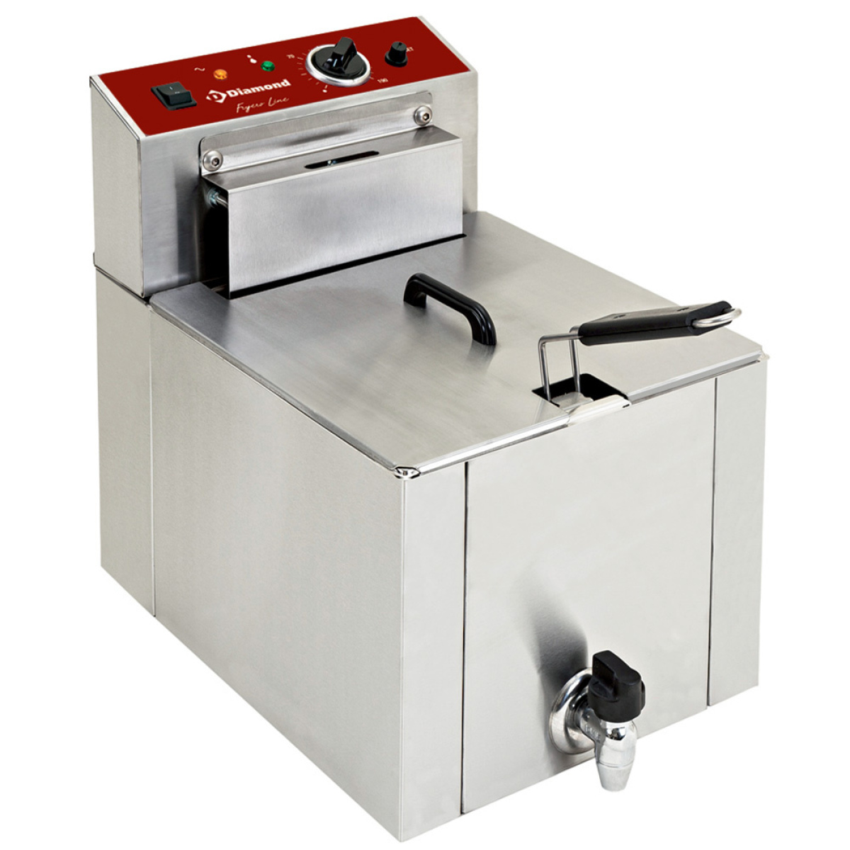 Image Elektrische friteuse tafelmodel "S-POWER" 12 liter + kraan 0