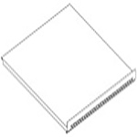 Image Uitstal schalen WIT, statische vitrine toonbank - (ML) 0