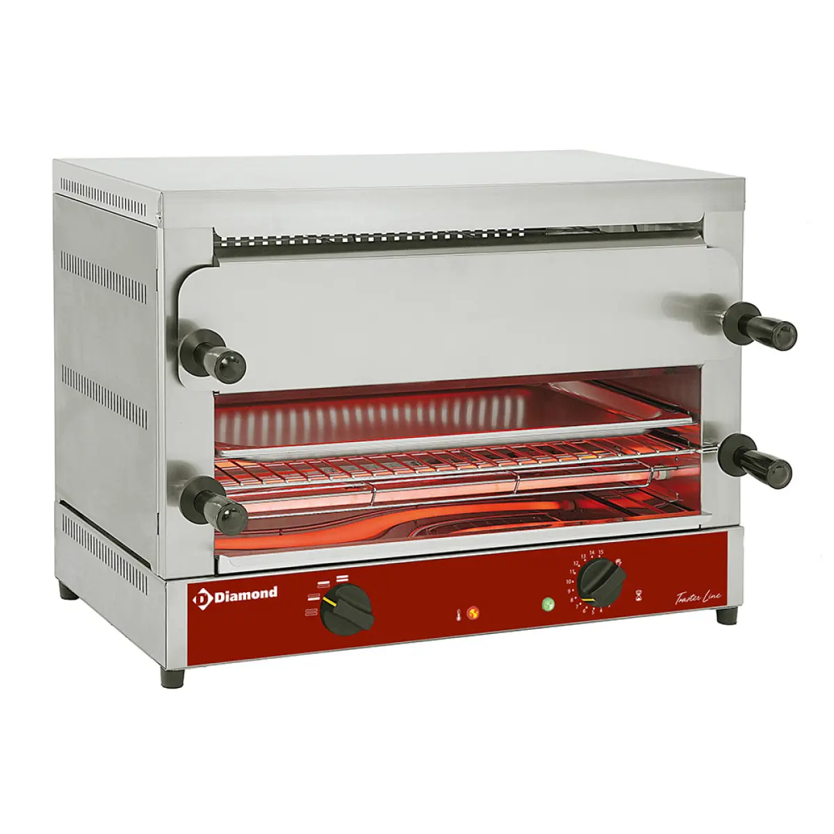Image Elektrische toaster-salamander GN 1/1, 2 verdiepingen (520x320), met "Quartz" 0