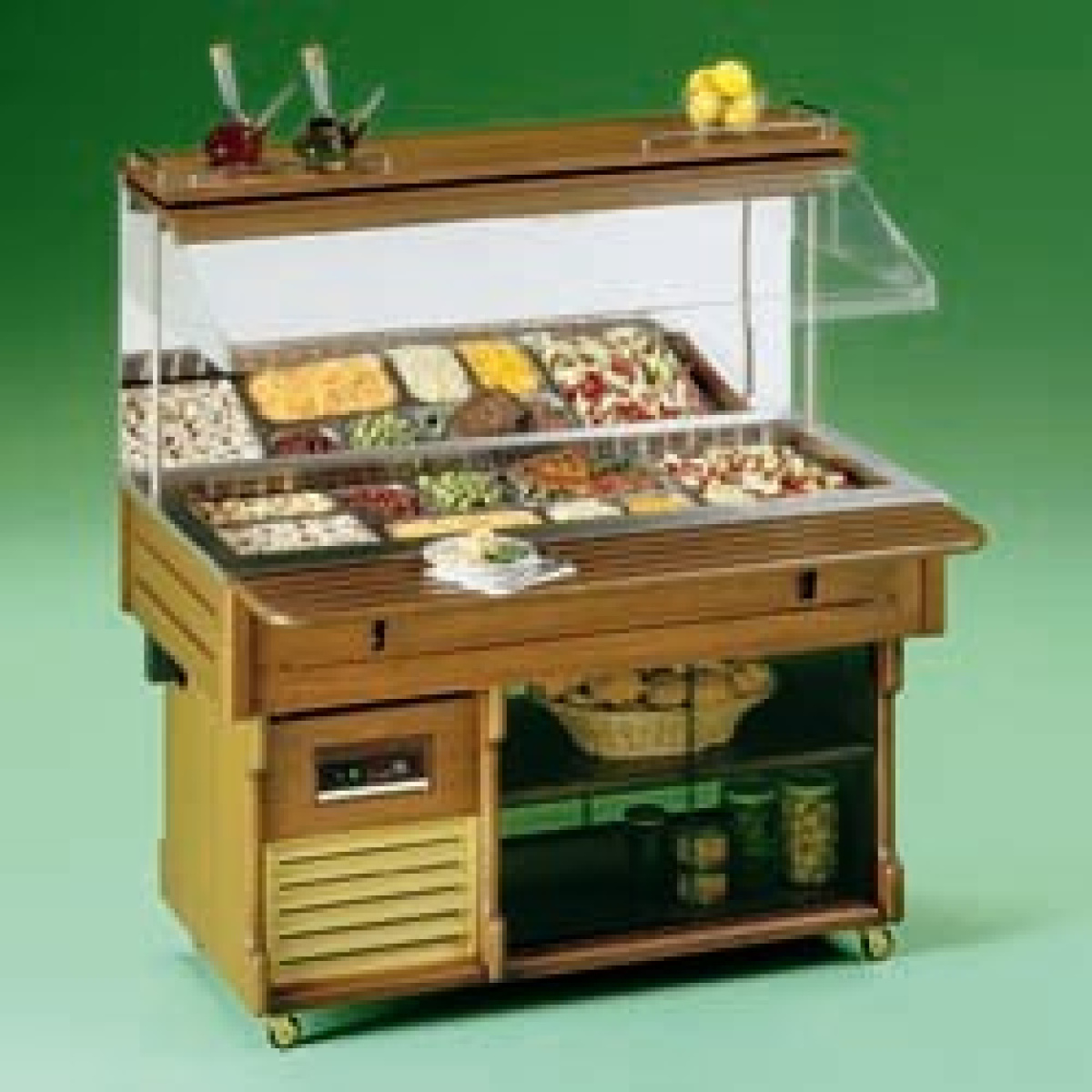 Image Muraal koelbuffet capaciteit 4 GN 1/1 0