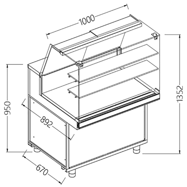 Image Neutrale vitrine voor snacks_hoge ruiten 0