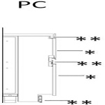 Image Decoratieve fronton-kit neutrale toonbank, houten paneel, plint en lijstwerk 0