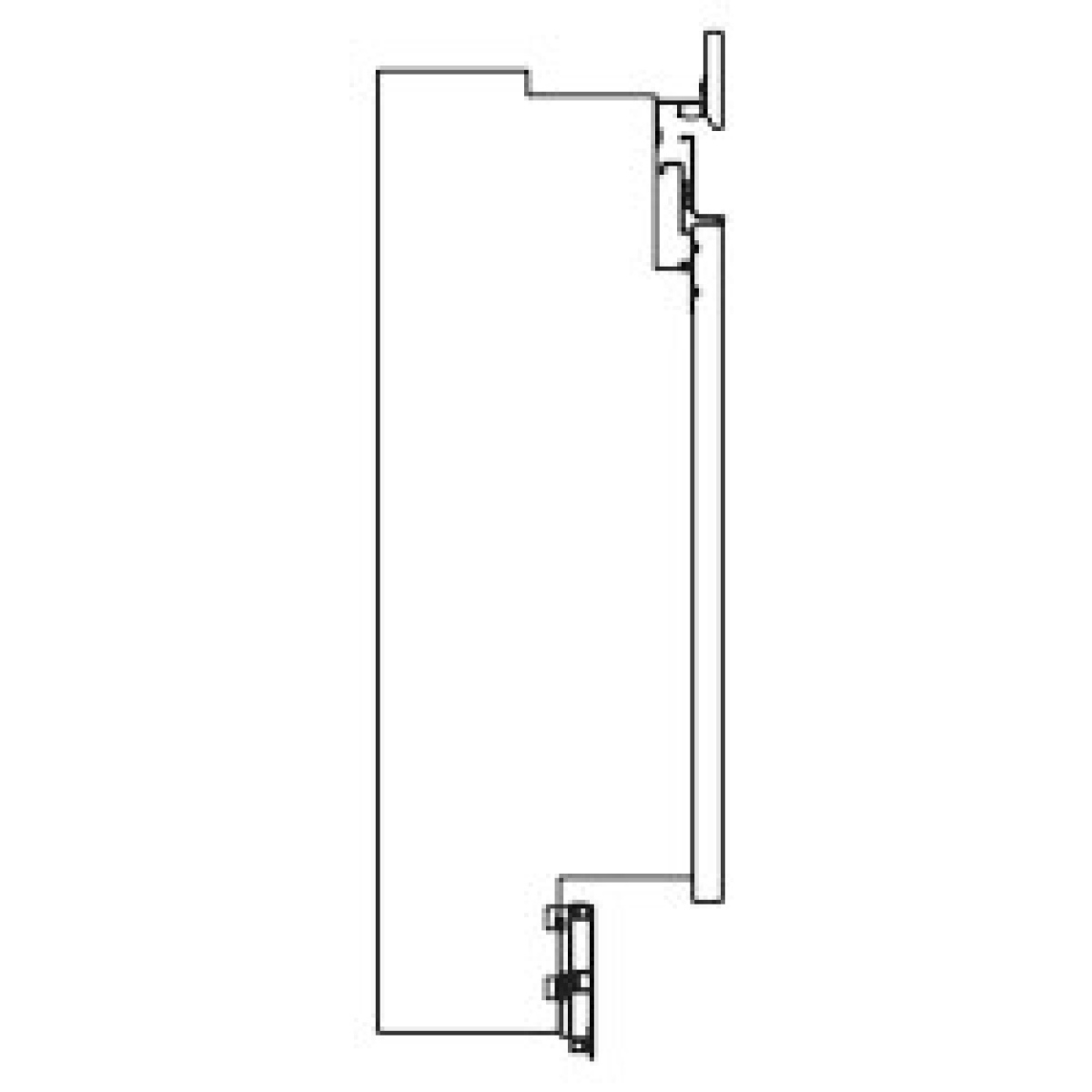 Image Decoratieve fronton-kit vitrine toonbank, houten paneel, plint en lijstwerk 1