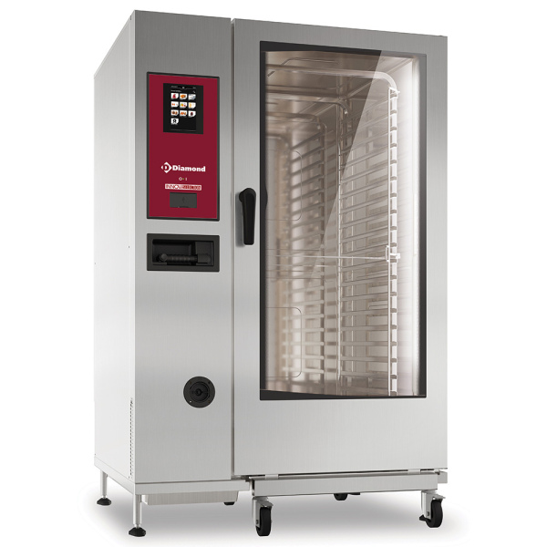 Image Elektrische oven "TOUCH" met boiler, stoom en convectie 20xGN2/1+ Cleaning 0