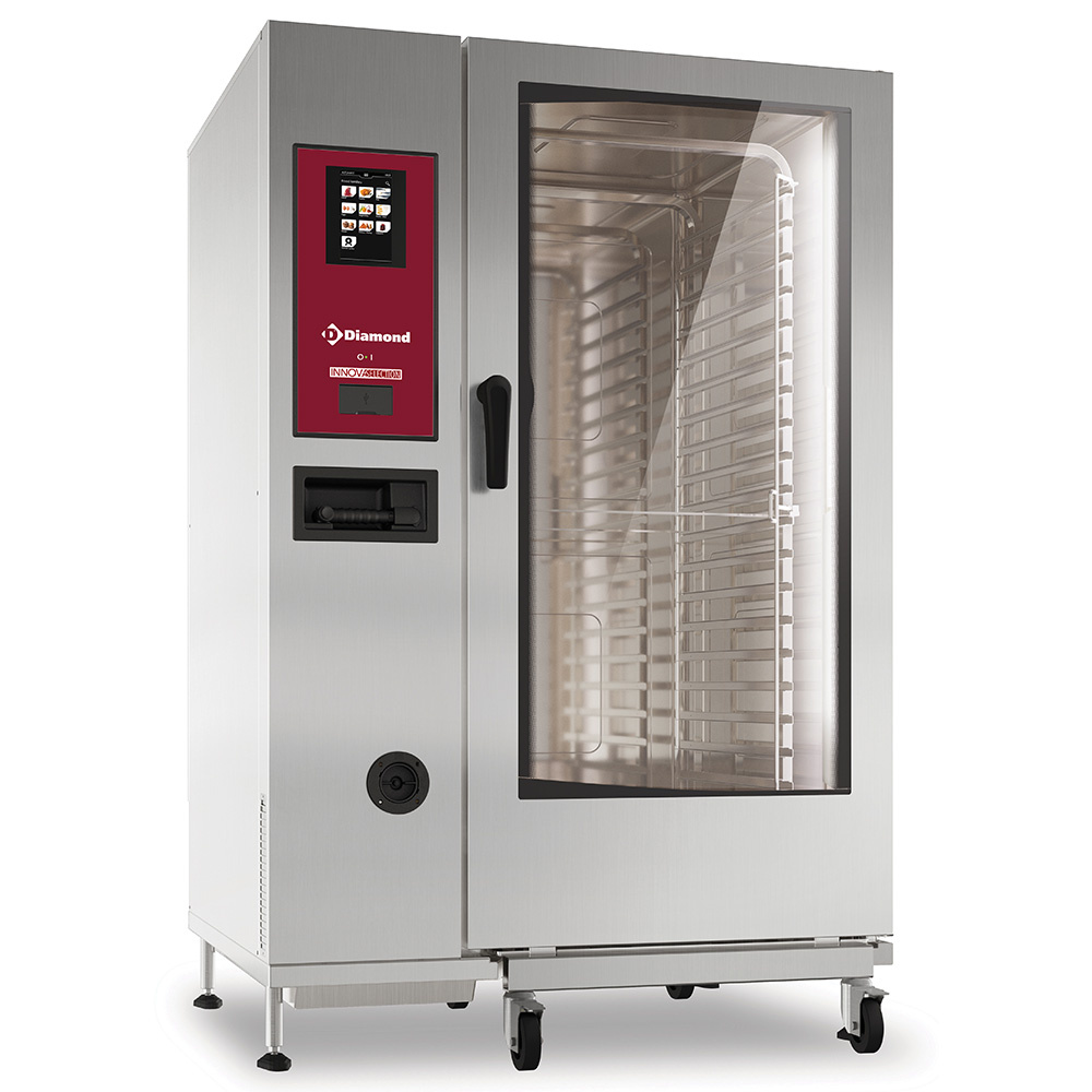Image Elektrische oven "TOUCH" met boiler, stoom en convectie 20xGN2/1+ Cleaning 0