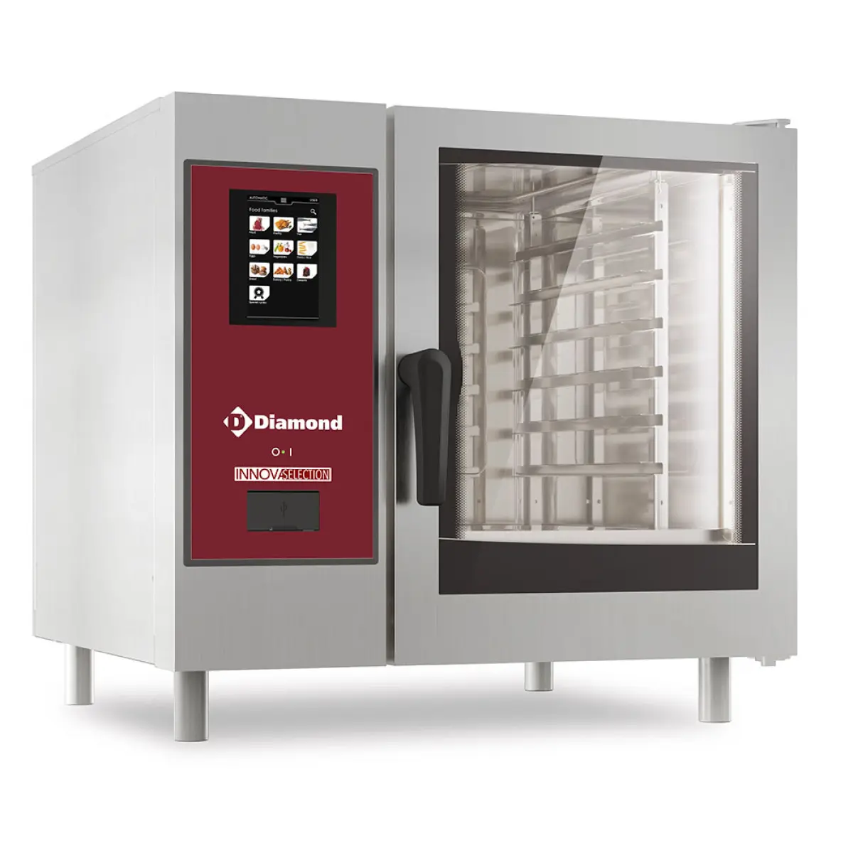 Image Gasoven "TOUCH" met boiler, stoom en convectie 6xGN1/1+ Cleaning 0