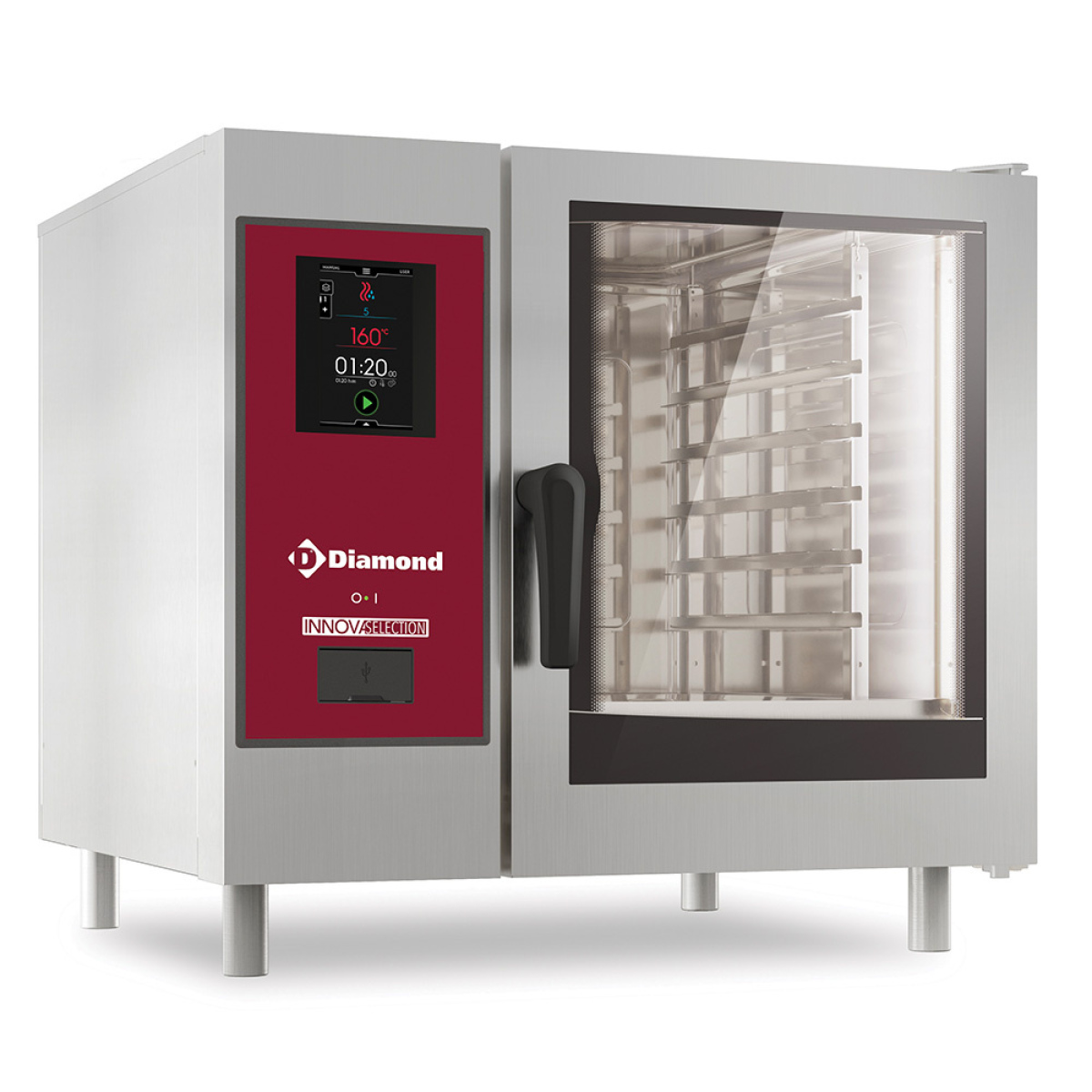 Image Electrische ."TOUCH" oven directe stoom en convectie 6xGN1/1+ cleaning 0