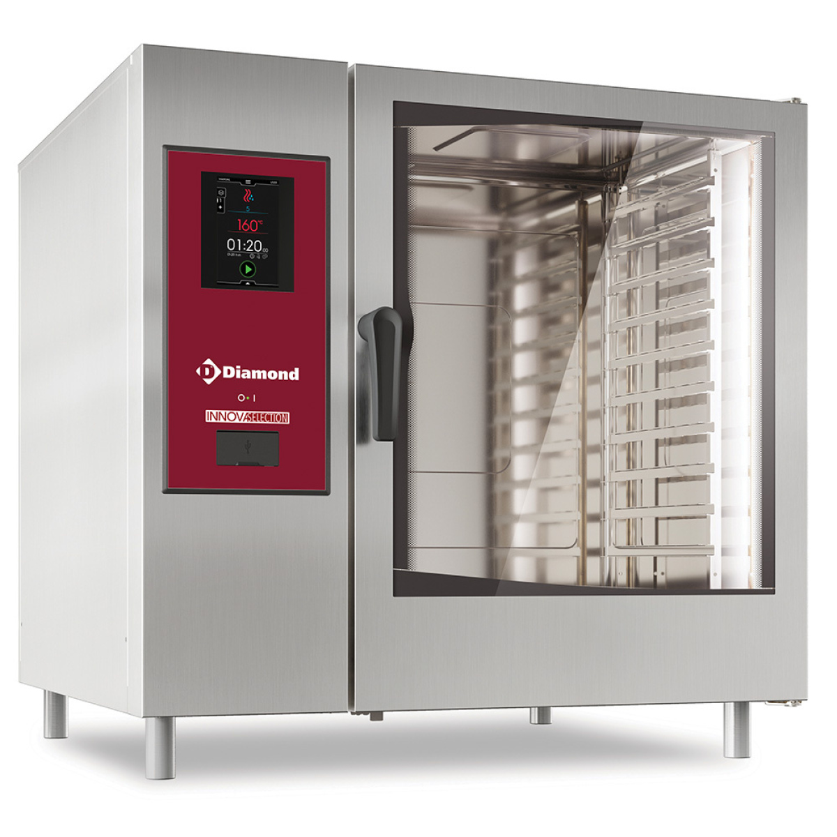 Image Gas oven "TOUCH" directe stoom en convectie 12xGN2/1+ Cleaning 0