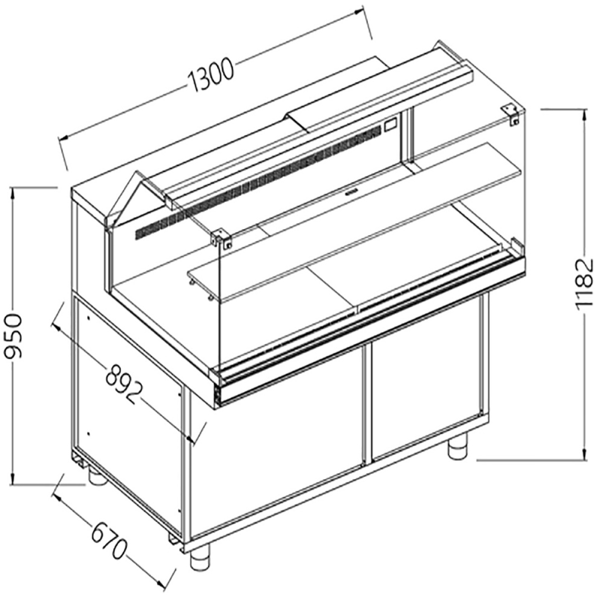 Image Vitrine toonbank neutraal x bakkerij EN & GN, laag glas 0