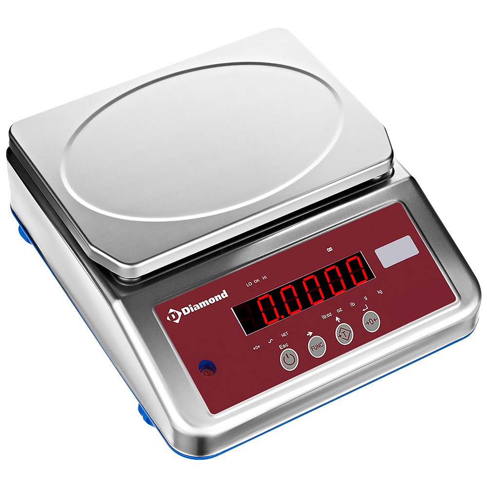 Image Roestvrij stalen elektronische weegschaal, 16Kg x 1g 0