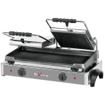 Image Elektrische panini grill DUBBEL, geribde platen 0