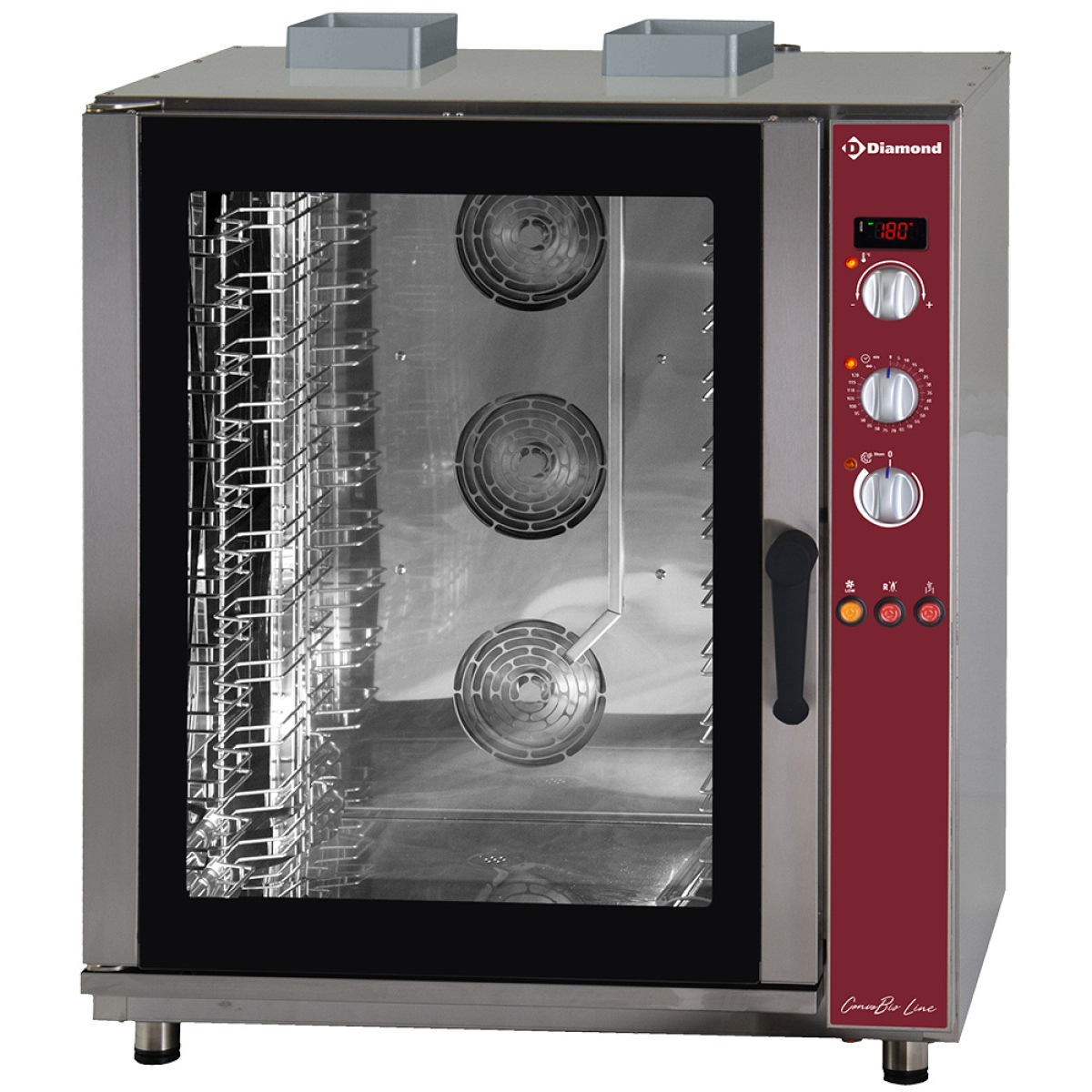 Image Convectie oven op gas, 11x EN(GN) automatische bevochtiger 0
