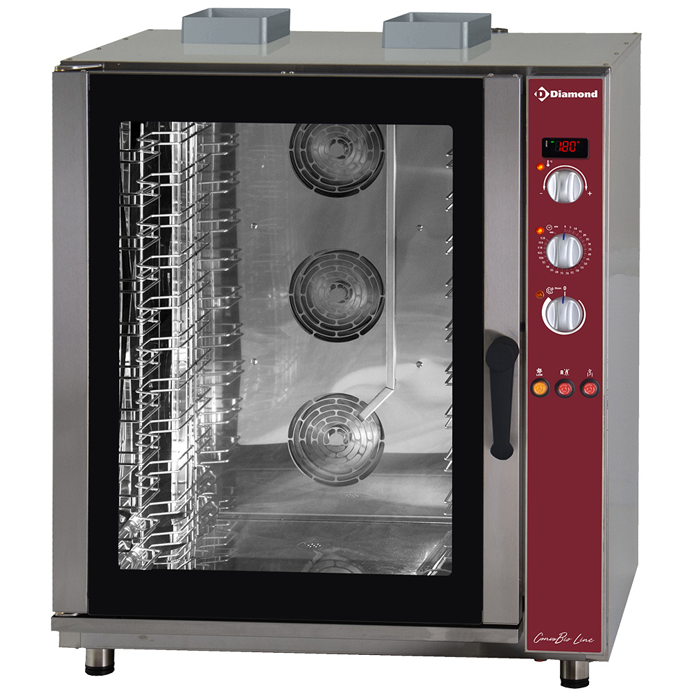 Image Convectie oven op gas, 11x EN(GN) automatische bevochtiger 0