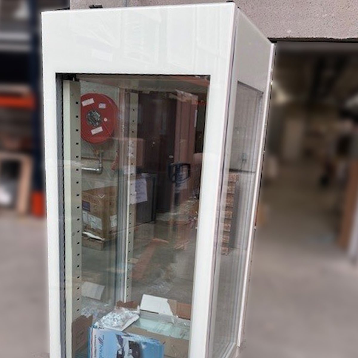 Image FULL glazen vitrine" 440 Lt., 5 glazen niveaus, geventileerd - ICE CREAM & PASTRY - WIT 1