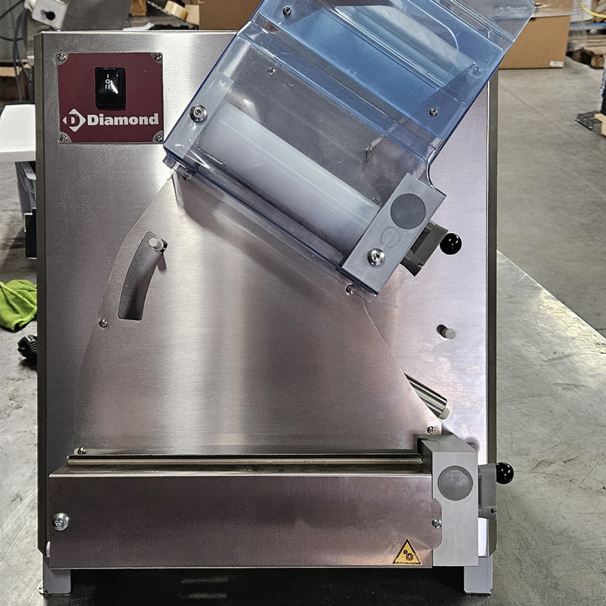 Image Pizzaroller Ø 320 mm, 2 rollen, in R.V.S. 1