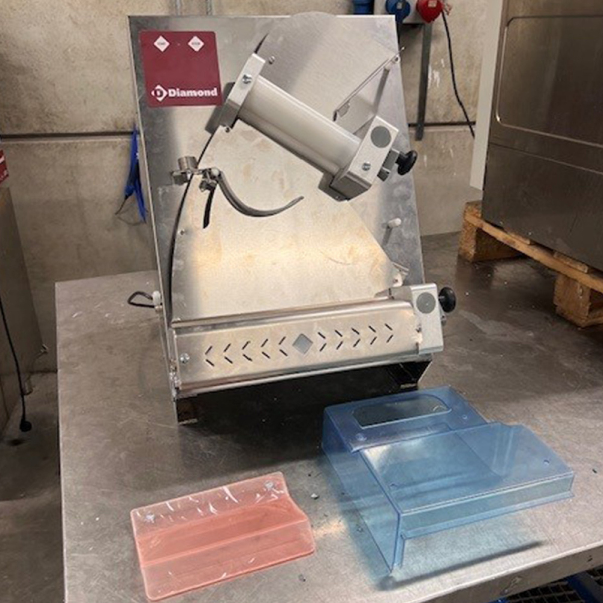Image Pizzaroller Ø 320 mm, 2 rollen, in R.V.S. 2