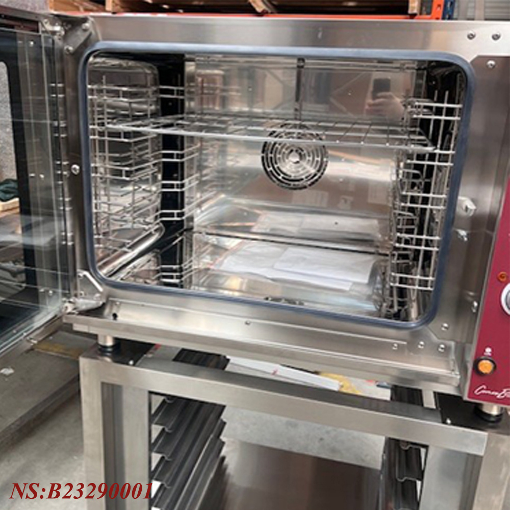 Image Elektrische convectie oven 5x EN (GN) met automatische bevochtiger+Structuur voor voor schalen 8 niv. , onderstel 5xEN(GN)+Open onderstel voor ovens 5x EN(GN) + ondertablet 2