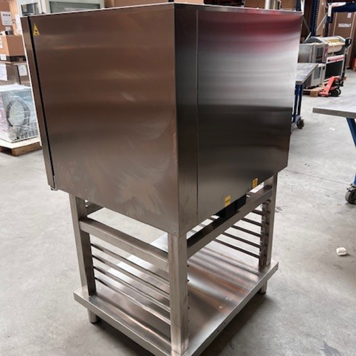 Image Elektrische oven ."TOUCH" met boiler, stoom en convectie 6xGN1/1+ Cleaning + Steun met struktuur bakplaat voor oven 6 & 10x GN 1/1 2