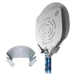 Anodized aluminium wandsteun, 2 plaatsen - Main Image