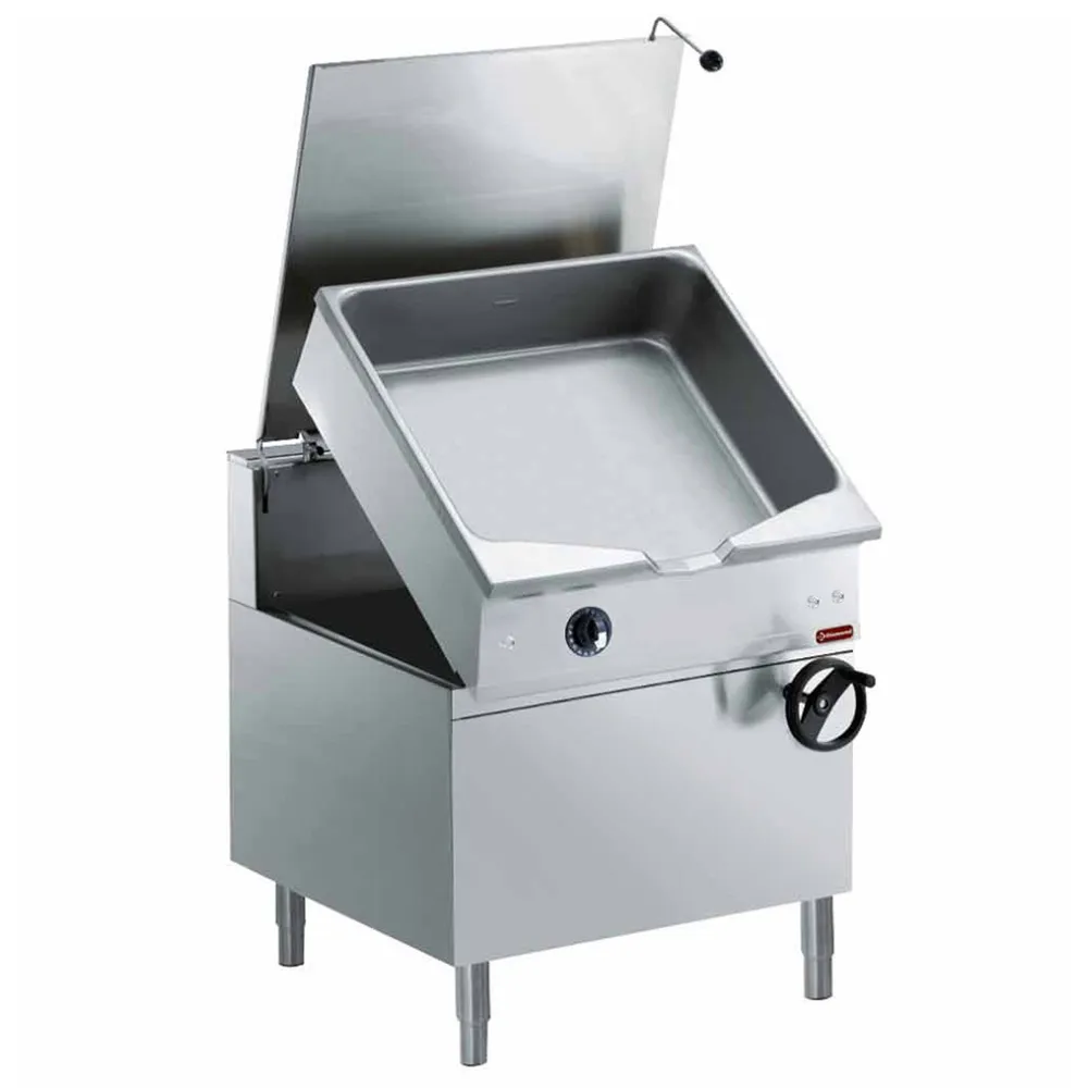 Autom. kantelbare gasbraadpan, "Duomat" kuip 100 liter, op meubel - Main Image