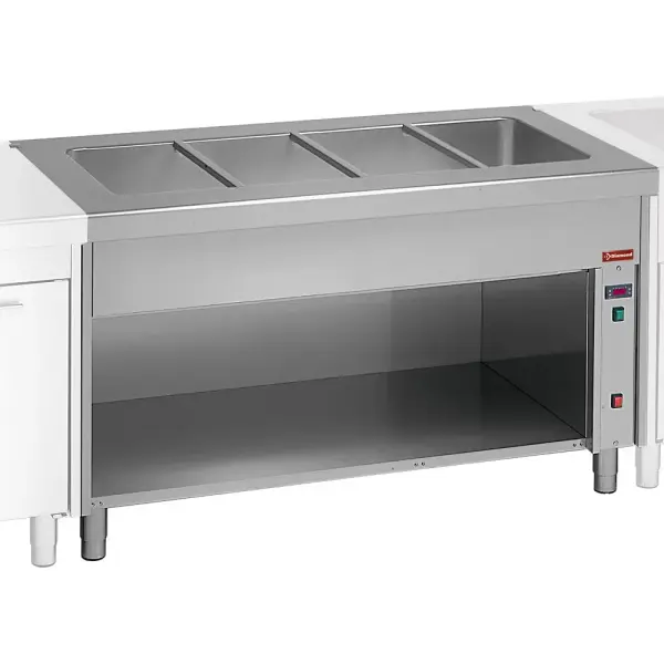 Bain-marie element op open kast 6x GN 1/1 - Main Image