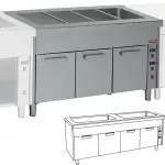 Bain-marie element op warmkast 2x 3 GN 1/1 - Main Image