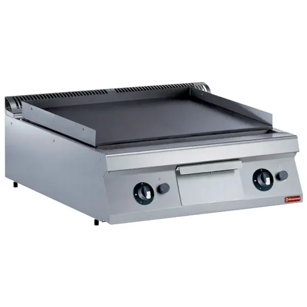 Bakplaat op gas met vlakke plaat -TOP- - Main Image
