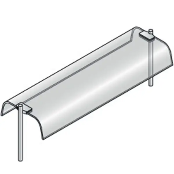 Bovenstructuur met gebogen ruit, dubbel - Main Image