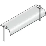 Bovenstructuur met gebogen ruit - Main Image