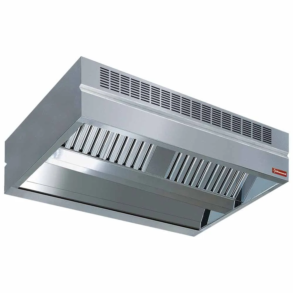 Central cooker hood with air compensation "AMBIANCE" (IN 1 PIECE) - Main Image