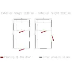 Combi koelkamer ISO 100, binnen afmetingen 2830 x 3230 & 2830 x 1830 xh 2230 mm (20,38 + 11,55 m³) - Image 5