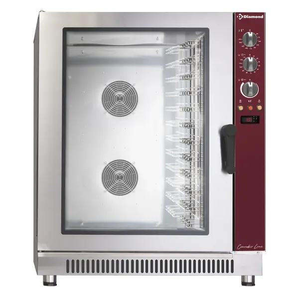 Convectie oven op gas, 12x EN(GN) automatische bevochtiger - Main Image