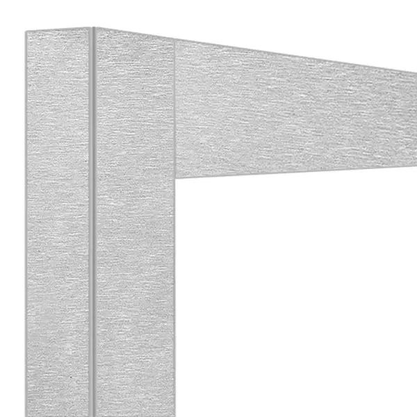 Deco vitrine 530Lt. Satijn staal - Main Image