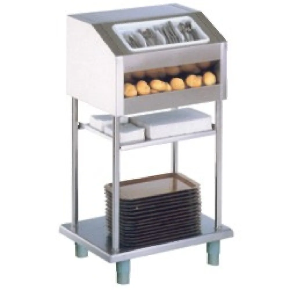 Dienbladen, brood en bestekelement - Main Image