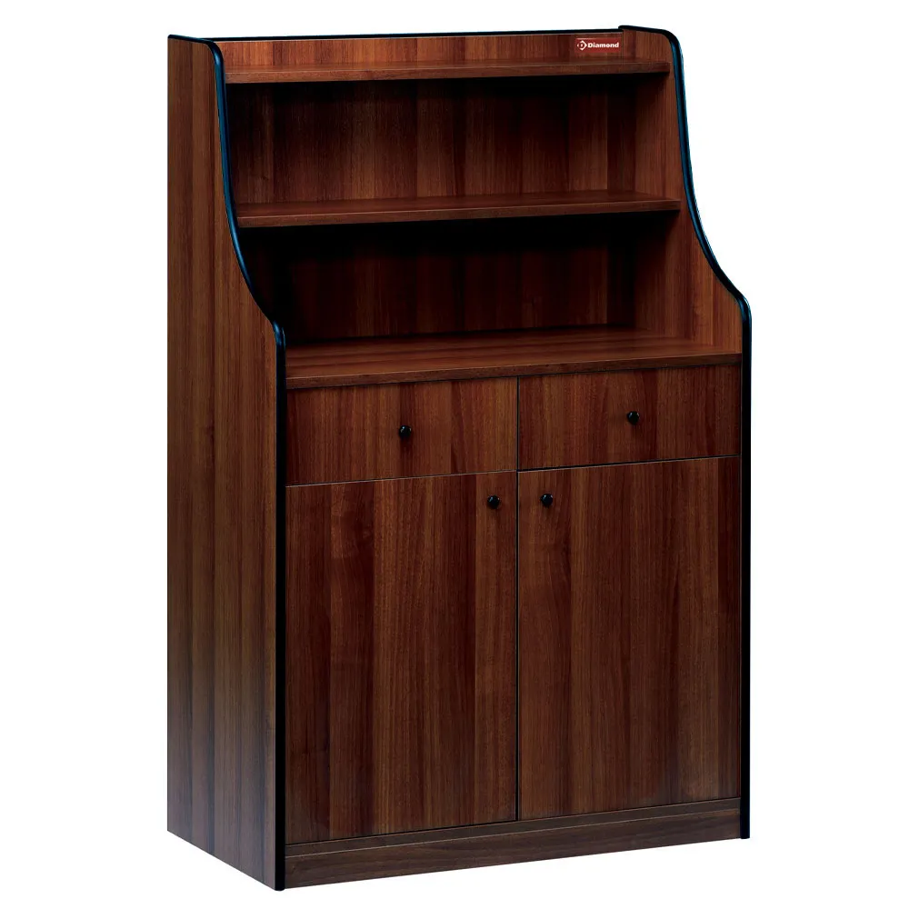 Dienstmeubel, 2 bestekladen, 2 deuren "Wengé" - Main Image