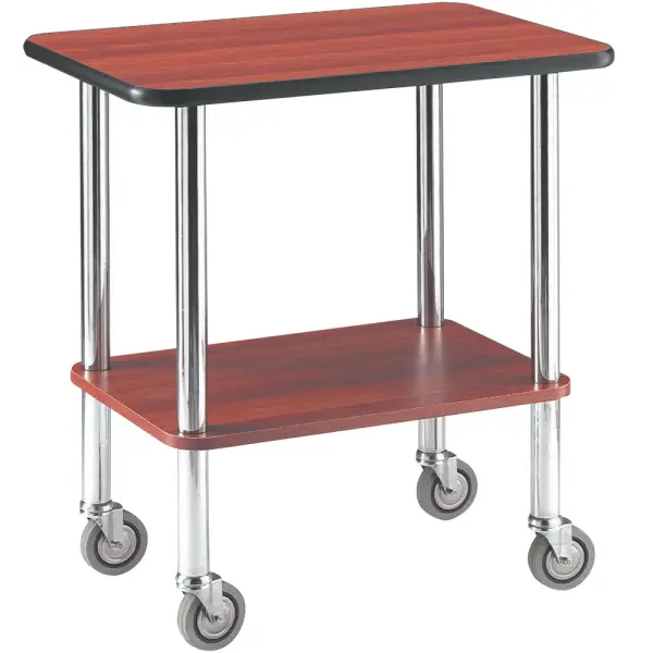 Dienstwagen, verchroomde poten, 2 niveau's, "berk" - Main Image