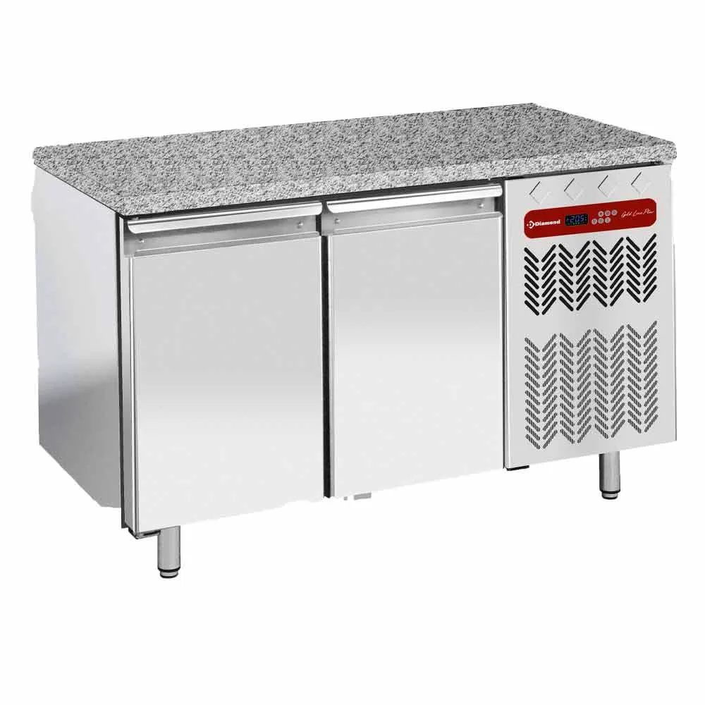 Diepvriestafel, geventileerd, 2 deuren EN 600x400 - Top in graniet - Main Image