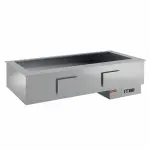 Droog bain-marie element, geventileerd, kuip 4x GN 1/1 - Main Image