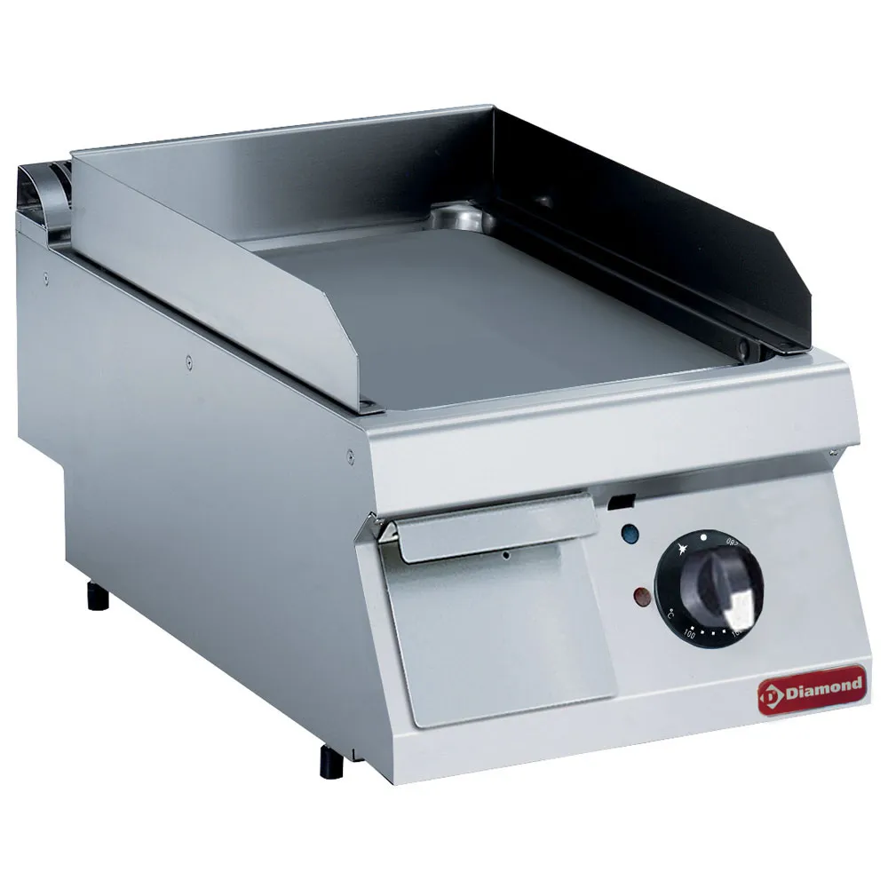 Elecktrische vlakke hard verchroomde kookplaat -TOP- - Main Image