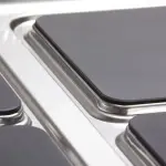 Elektrisch fornuis 4 vierkante platen, elektrische oven GN 2/1 - Image 3