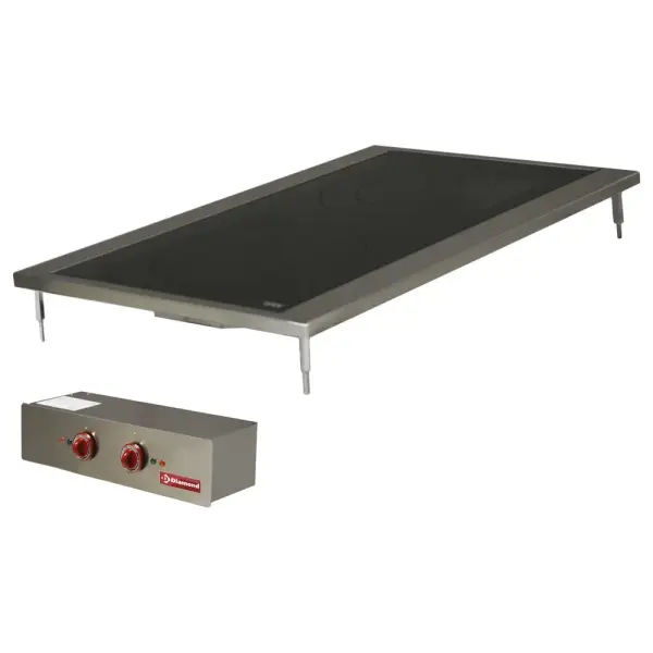 Elektrisch fornuis met 2 vitrokeramische platen, inbouw - Main Image