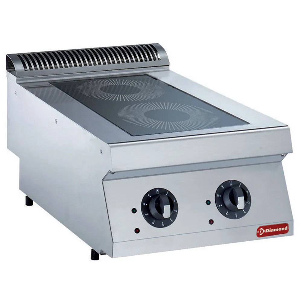 Elektrisch inductie kookplaat met 2 zones -TOP- - Main Image