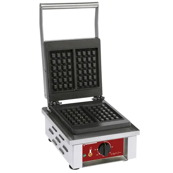 Elektrisch wafelijzer 2 platen "type Luik 4x6" - Main Image