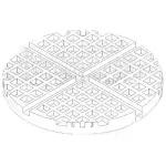 Elektrisch wafelijzer voor 4 wafels - Image 2