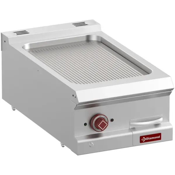 Elektrische bakplaat met geribde plaat, module 1/2 -Top- - Main Image