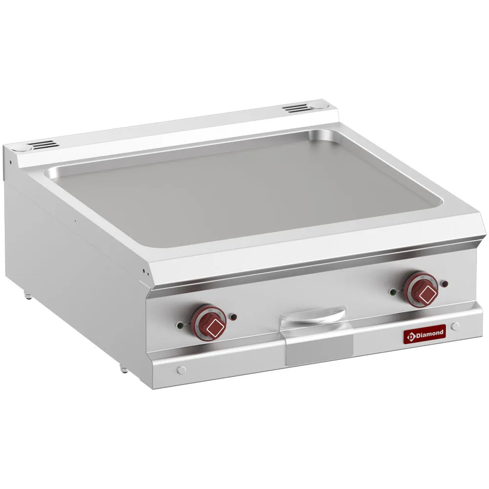 Elektrische bakplaat met vlakke plaat, module 1/1 -Top- - Main Image